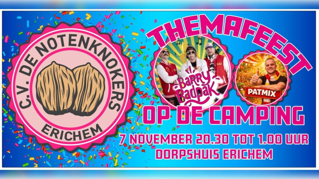 Feest in dorpshuis Erichem: gezelligste camping in Tiel